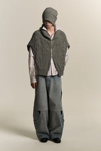 LINAS DUAL CREWNECK ASH GREY