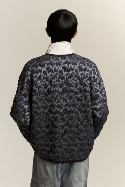 KORVER CARDIGAN DART PURPLE