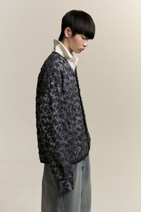 KORVER CARDIGAN DART PURPLE