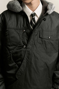 YORK WINTER BOMBER PULLOVER EUPHORIC BLACK