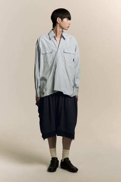 CHAND DRAPE BASKETBALL SHORTS DEPTH BLUE