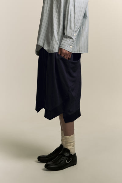 CHAND DRAPE BASKETBALL SHORTS DEPTH BLUE