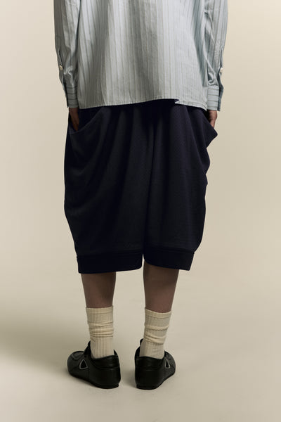 CHAND DRAPE BASKETBALL SHORTS DEPTH BLUE
