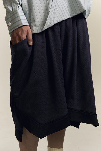 CHAND DRAPE BASKETBALL SHORTS DEPTH BLUE