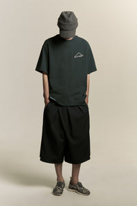 SAVA OVERSIZED WARNING TEE NAMESAKE GREEN