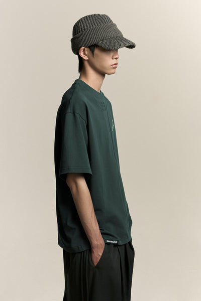 SAVA OVERSIZED WARNING TEE NAMESAKE GREEN