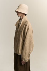 SIDNEY TRACK SHIRT SANDSTORM TAN