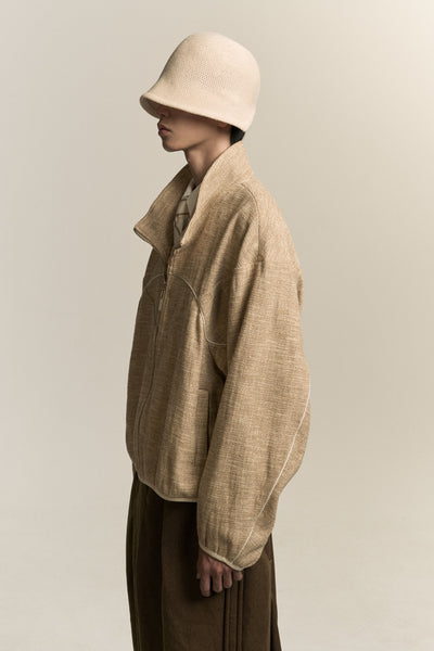 SIDNEY TRACK SHIRT SANDSTORM TAN