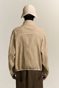 SIDNEY TRACK SHIRT SANDSTORM TAN