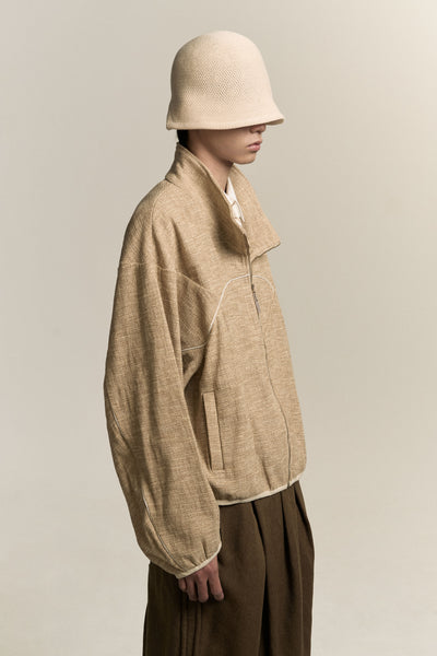 SIDNEY TRACK SHIRT SANDSTORM TAN