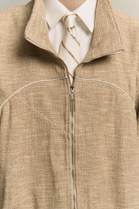 SIDNEY TRACK SHIRT SANDSTORM TAN