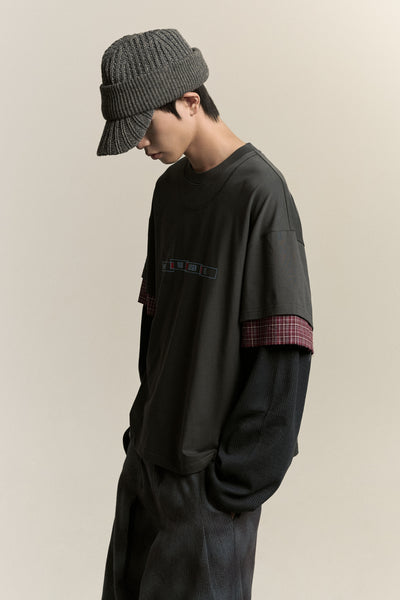 CHUCK 3-LAYERED TEE DEPTH BLUE