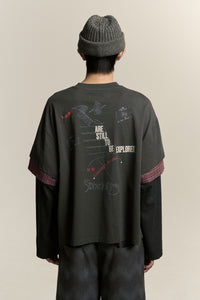 CHUCK 3-LAYERED TEE DEPTH BLUE