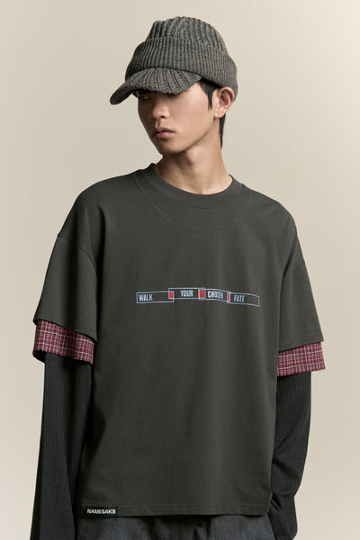 CHUCK 3-LAYERED TEE DEPTH BLUE