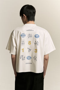 MARYS CROPPED NMSK TEE FREE WHITE