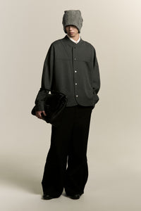 COMO FLEECE SHIRT ASH GREY