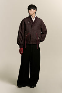 KIYAN CARGO BOMBER CABERNET RED
