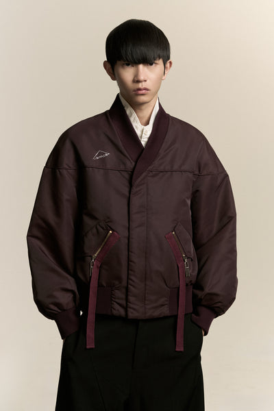 KIYAN CARGO BOMBER CABERNET RED