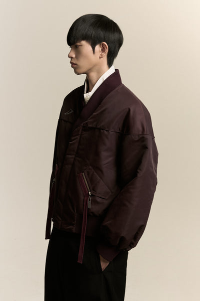 KIYAN CARGO BOMBER CABERNET RED