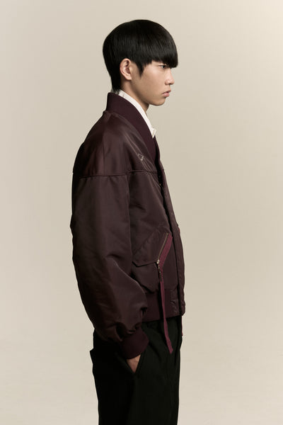 KIYAN CARGO BOMBER CABERNET RED