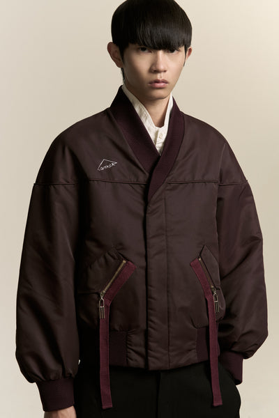 KIYAN CARGO BOMBER CABERNET RED