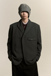 SANFORD PEACOAT ASH GREY