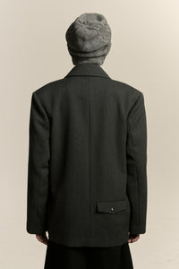 SANFORD PEACOAT ASH GREY