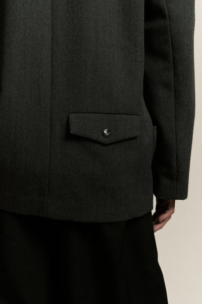 SANFORD PEACOAT ASH GREY