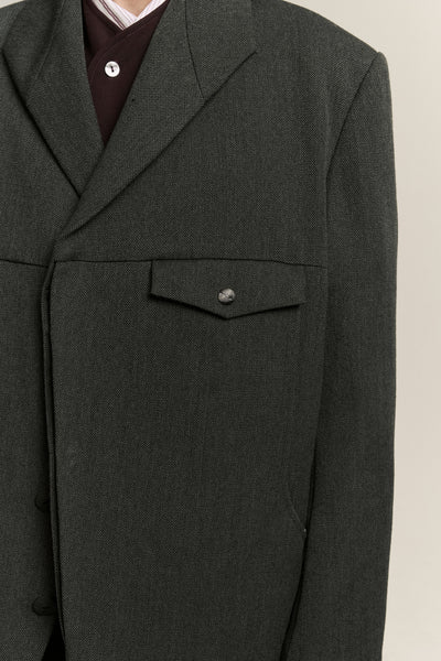 SANFORD PEACOAT ASH GREY