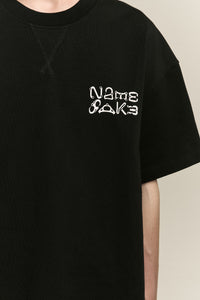 TOBI OVERSIZED NOTICE TEE EUPHORIC BLACK