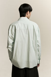 RUS TWIST COLLAR SHIRT MINT TEA