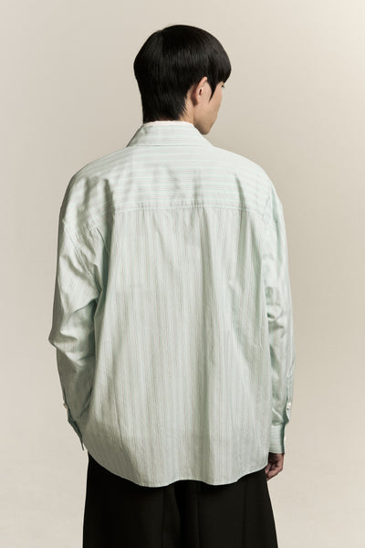 RUS TWIST COLLAR SHIRT MINT TEA