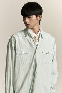 RUS TWIST COLLAR SHIRT MINT TEA