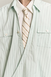 RUS TWIST COLLAR SHIRT MINT TEA