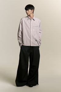 COMO LS SHIRT AURORA STRIPE