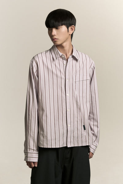 COMO LS SHIRT AURORA STRIPE