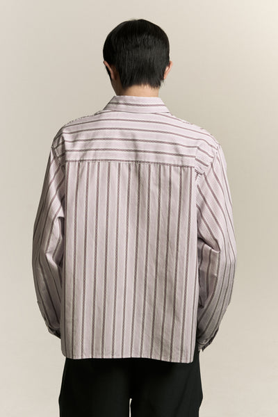 COMO LS SHIRT AURORA STRIPE