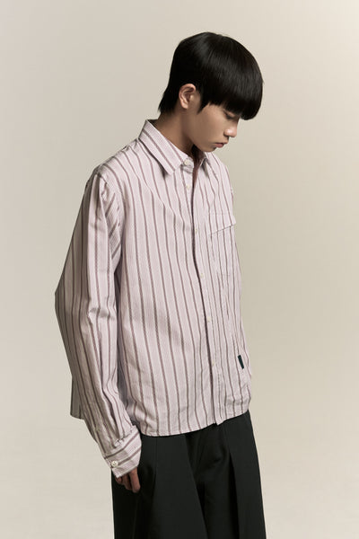 COMO LS SHIRT AURORA STRIPE