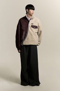 NORTH TWIST FLEECE CABERNET RED