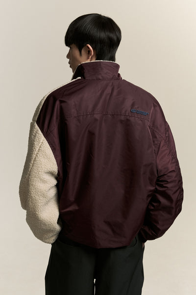 NORTH TWIST FLEECE CABERNET RED