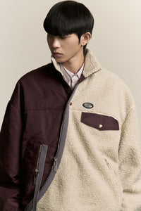 NORTH TWIST FLEECE CABERNET RED