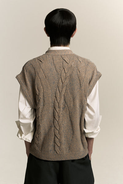 MARINA SLEEVELESS VEST ASH BLUE (NAMESAKE EXCLUSIVE)