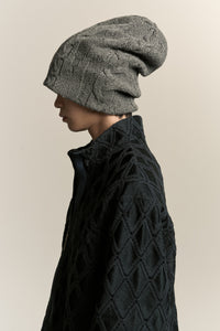 LINAS DUAL BEANIE ASH GREY