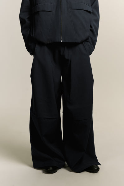 TOWSON PLEATED TROUSERS AEGEAN BLUE