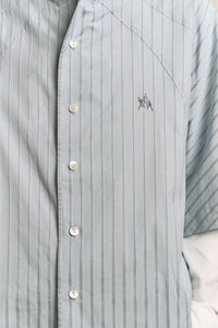 SARIO BOMBER SS SHIRT LAKE STRIPE