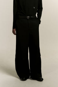 N3 GLOBE LOGO BELT EUPHORIC BLACK