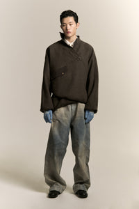 VENTURA N FLEECE STAGNANT BROWN