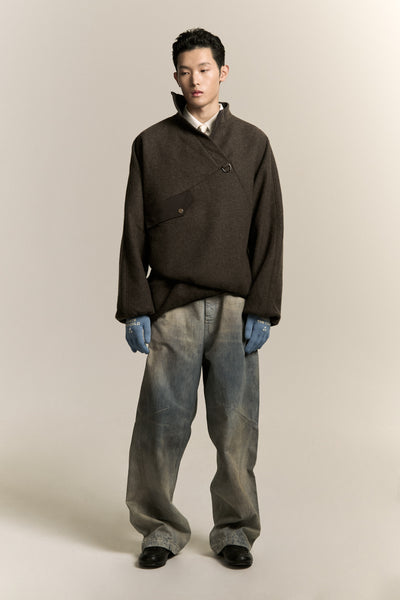 VENTURA N FLEECE STAGNANT BROWN