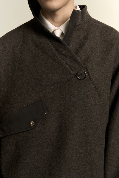 VENTURA N FLEECE STAGNANT BROWN