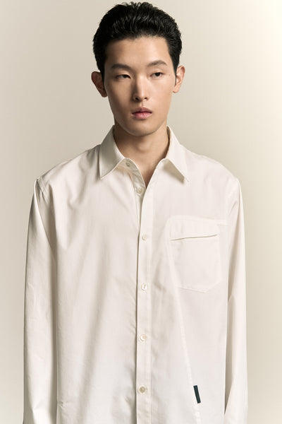 COMO LS SHIRT FREE WHITE